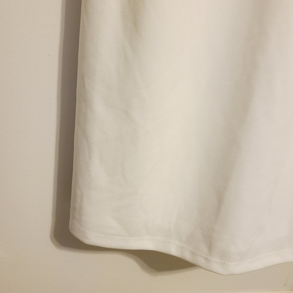 Teeze Me | Women's White Trendy Plus Size Halter Sheath Dress (Size 16/17) - Picture 7 of 10